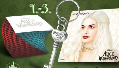 Gewinnpaket Platz 1-3 Alice im Wunderland Gewinnpaket Platz 1-3 Alice im Wunderland